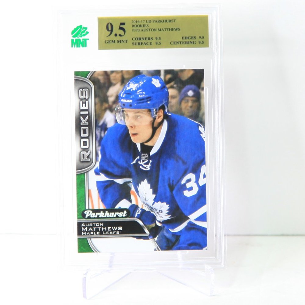 Auston Matthews Parkhurst Rookie Card 2016/2017 Toronto Maple Leafs Graded 9.5
